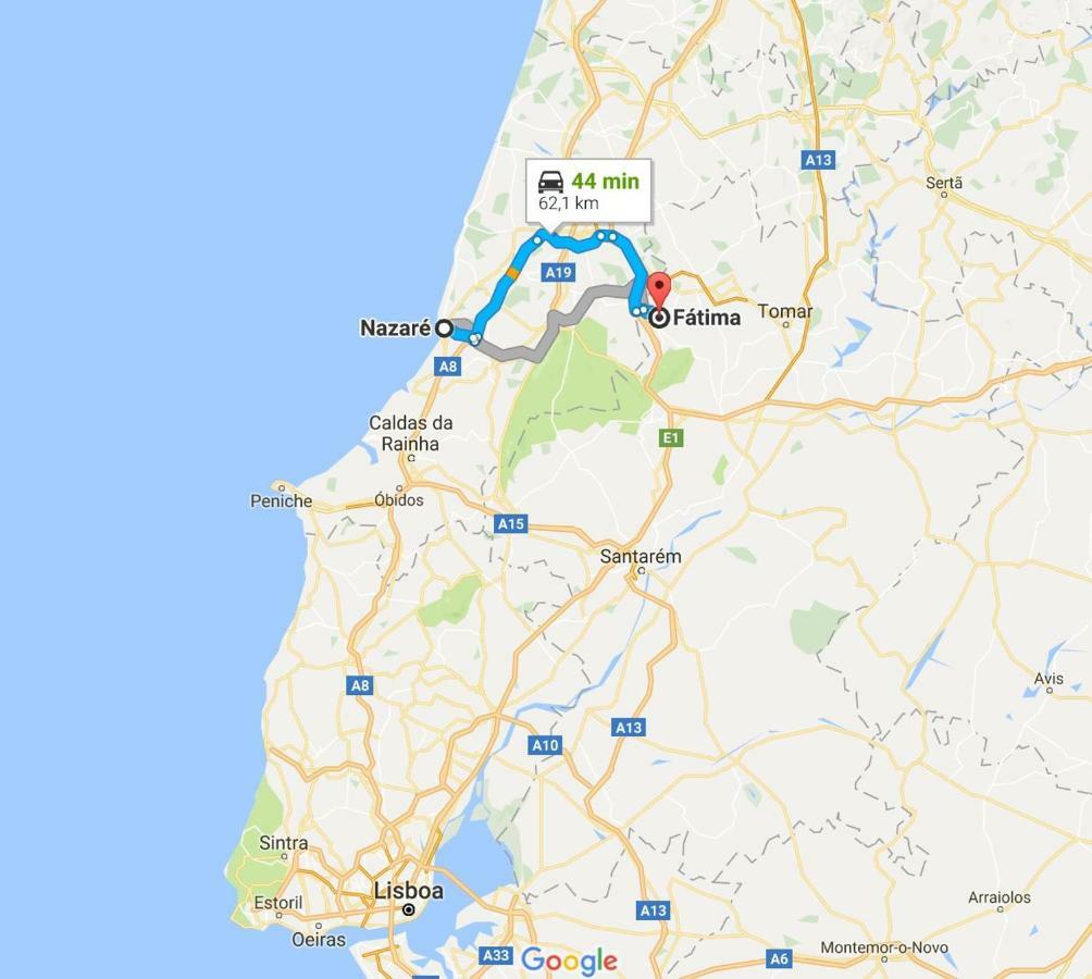 Nazare Apartamento Em Frente Ao Mar Eksteriør bilde